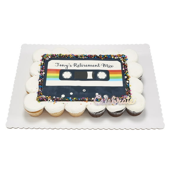 Retro Remix Cupcake Cake