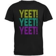 thumbnail image 1 of Retro Repeat Yeet 70s 90s Mens T Shirt Black 5X-LG, 1 of 1