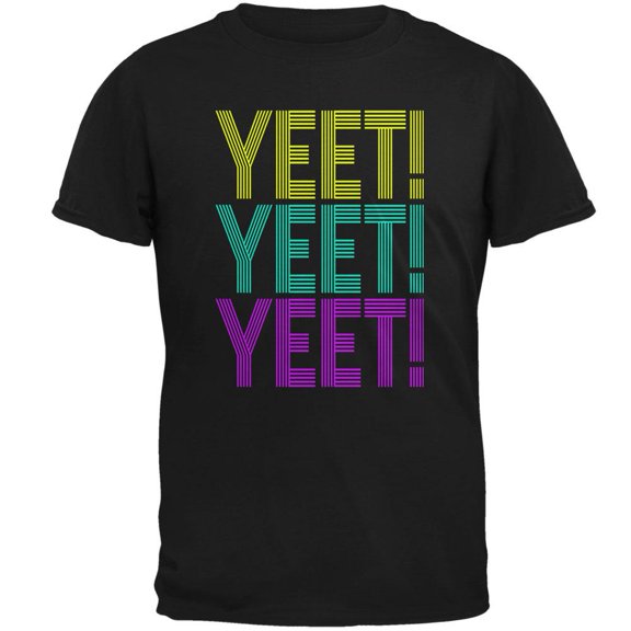 Retro Repeat Yeet 70s 90s Mens T Shirt