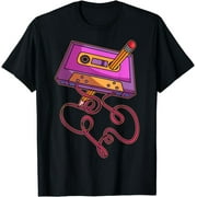 Retro Rewind: 80s Throwback Tee with Cassette Chronicles