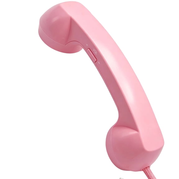 Retro Ring Phone, Classic Vintage Design with Ergonomic Comfort Grip and Frosted Durable Earpiece, Universal USB-C, Plug-and-Play for Daily Calls