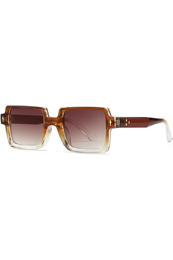 Retro Rivets Men Sunglasses Gradient Shades UV400 Women Sun Glasses