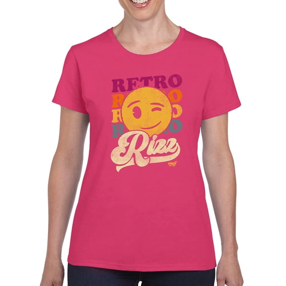 Retro Rizz - Vintage Winking Emoji Graphic Women's T-shirt