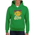 thumbnail image 1 of Retro Rizz - Vintage Winking Emoji Graphic Youth's Hoodie, 1 of 4