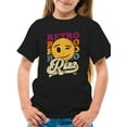 thumbnail image 1 of Retro Rizz - Vintage Winking Emoji Graphic Youth's T-shirt, 1 of 4