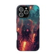 thumbnail image 1 of Retro Robot Invasion 1980s Cyberpunk Illustration Phone Case with iPhone 11 to 17 Pro Max, 1 of 2