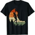 thumbnail image 1 of Retro Rock Climbing Vintage Climber T-Shirt, 1 of 6