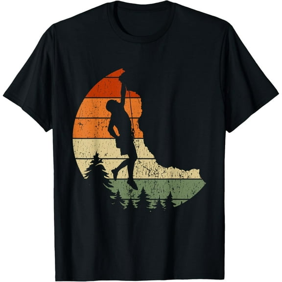 Retro Rock Climbing Vintage Climber T-Shirt