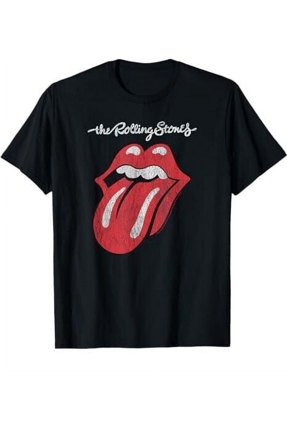 Retro Rock Script Logo Shirt – Music Fan Graphic Style Tee S-3XL