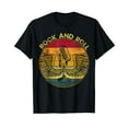 thumbnail image 1 of Retro Rock and Roll Black T-Shirt, 1 of 5