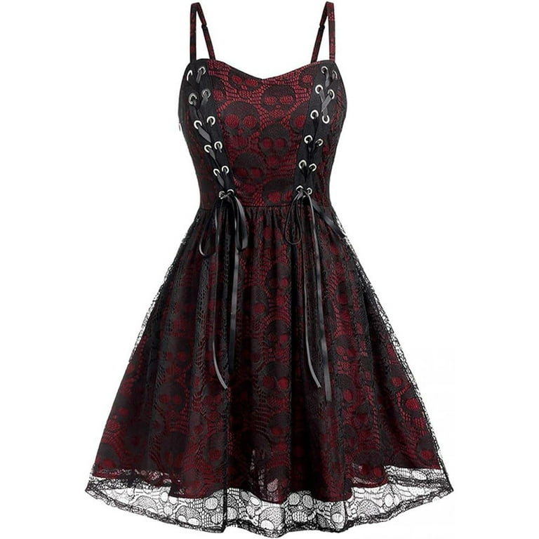 Skull rockabilly dress 2025