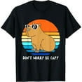 thumbnail image 1 of Retro Rodent Funny Capybara Dont Be Worry Be Capy T-Shirt, 1 of 4
