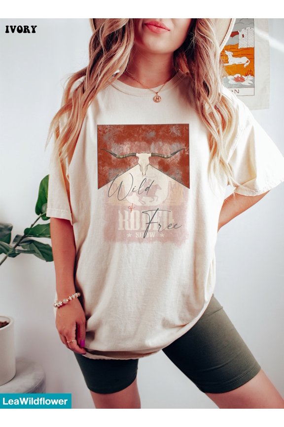 Retro Rodeo Graphic Vintage Country T-Shirt