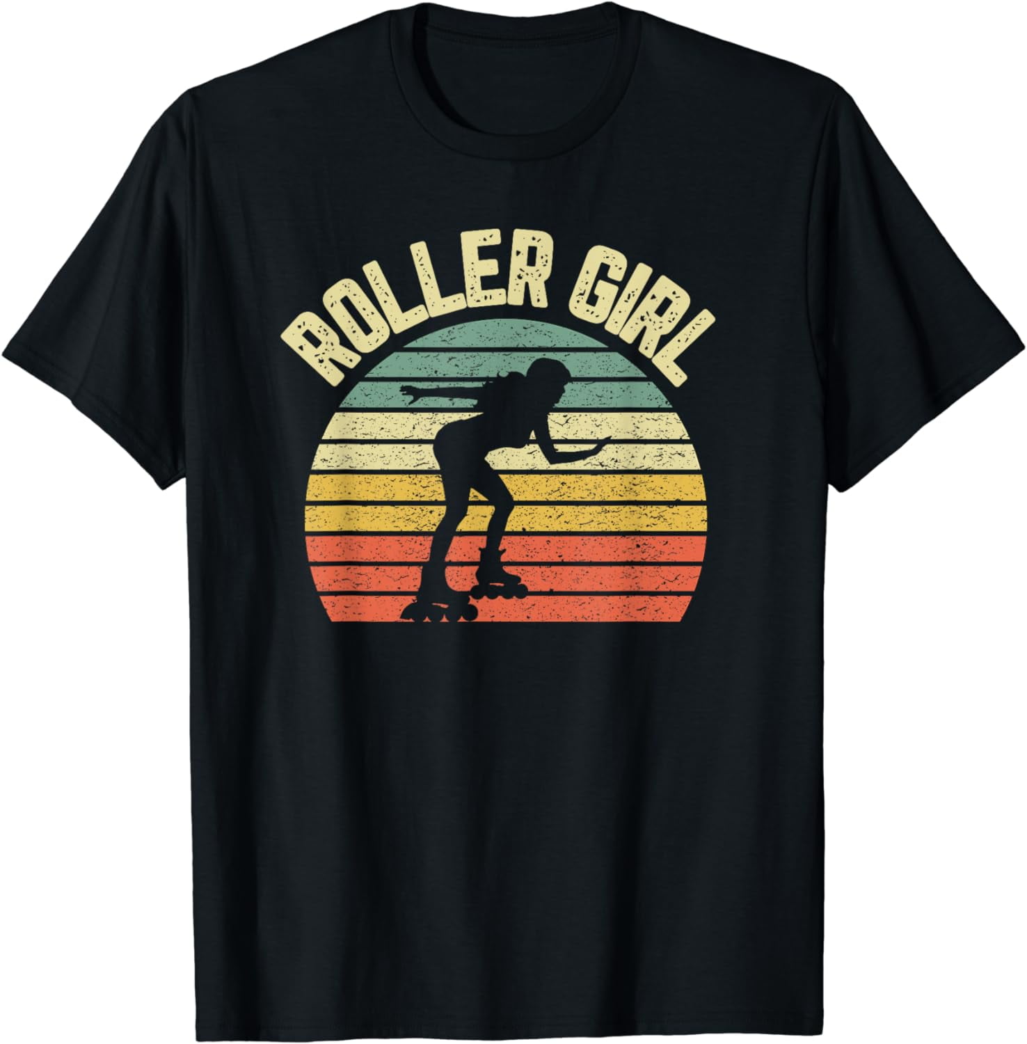 Roller Disco Derby T Shirt Vintage & Distressed 70s 80s Roller Disco Derby T Shirt Vintage & Distressed 70s 80s