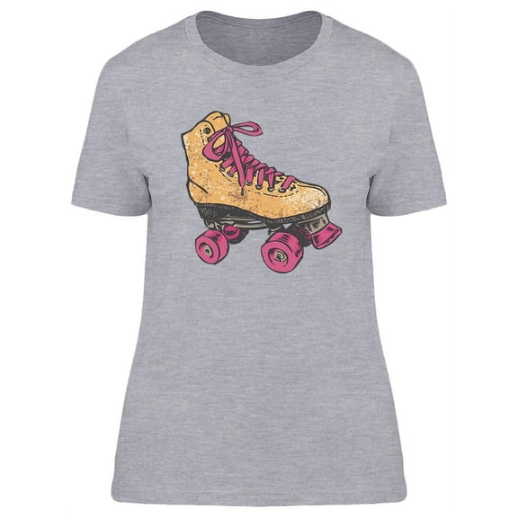 Retro Roller Skate T-Shirt Women -Image by Shutterstock, Female XX-Large