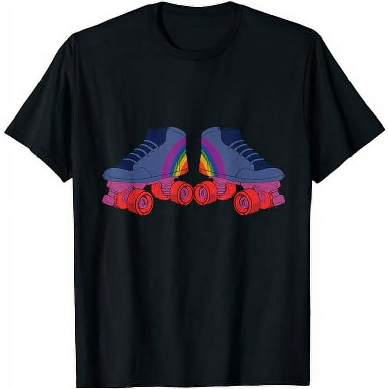 Retro Roller Skates apparel Vintage Roller Skate apparel T Shirt Walmart
