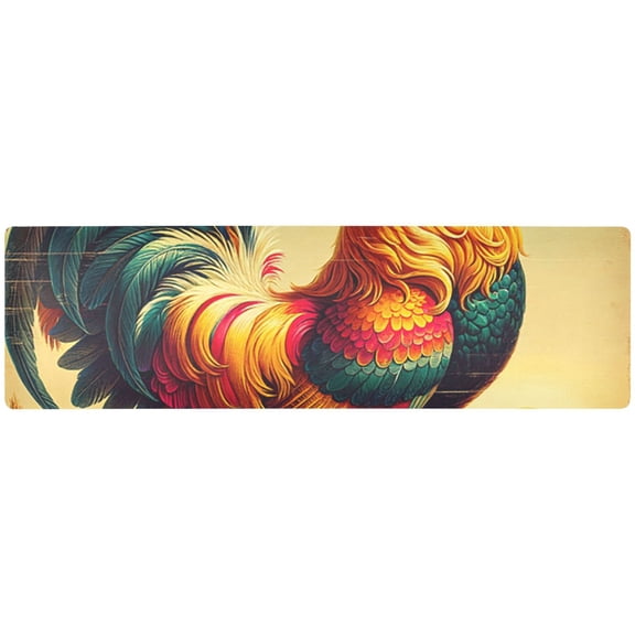 Retro Rooster Trivets Heat Hot Pot Holder Resistant Durable Hot Pads for Hot Dishes Hot Pots 1Pc