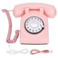 Retro Rotary Landline 60s Old Fashioned Classic Rotary Dial Wired Fixed