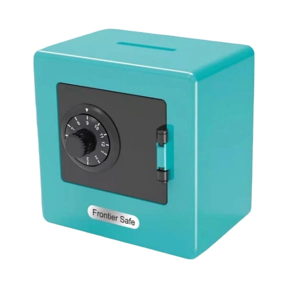 Retro Rotating Password Mini Safe Box Auto Bill Insert Piggy Bank for Kid Gifts