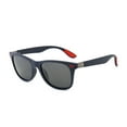thumbnail image 1 of Adult Retro Round Sunglasses Polarized UV400 PC Lens Black Frame Unisex Timeless Style for Everyday Wear Daily, 1 of 1