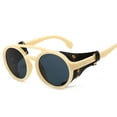 thumbnail image 1 of Vintage Round Sunglasses UV400 Protection Sun Glasses High Visible Light Transmission Durable Frame Includes Case, 1 of 1