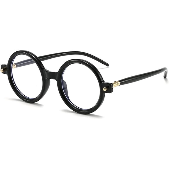 Retro Round Glasses for Men Women Circle Glasses Frames Costume Eyeglasses Anti Blue Light Lens
