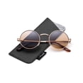 thumbnail image 1 of Polaroid Vintage Round Polarized Sunglasses, Unisex, Black, 1 of 3