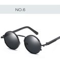 thumbnail image 1 of Round Sunglasses for Men Women with UV400 Protection Anti-Reflective Mirror Lenses Metal Frame Outdoor Eyewear Trendy, 1 of 1
