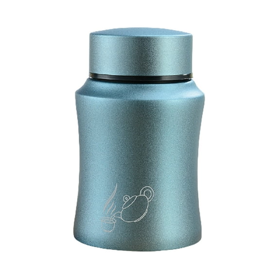 Retro Round Tea Tins - Colorful Dry Storage Containers | Stainless Steel Sealed Mini Tea Storage Box - Portable, 50g Metal Travel Container for Home Kitchen