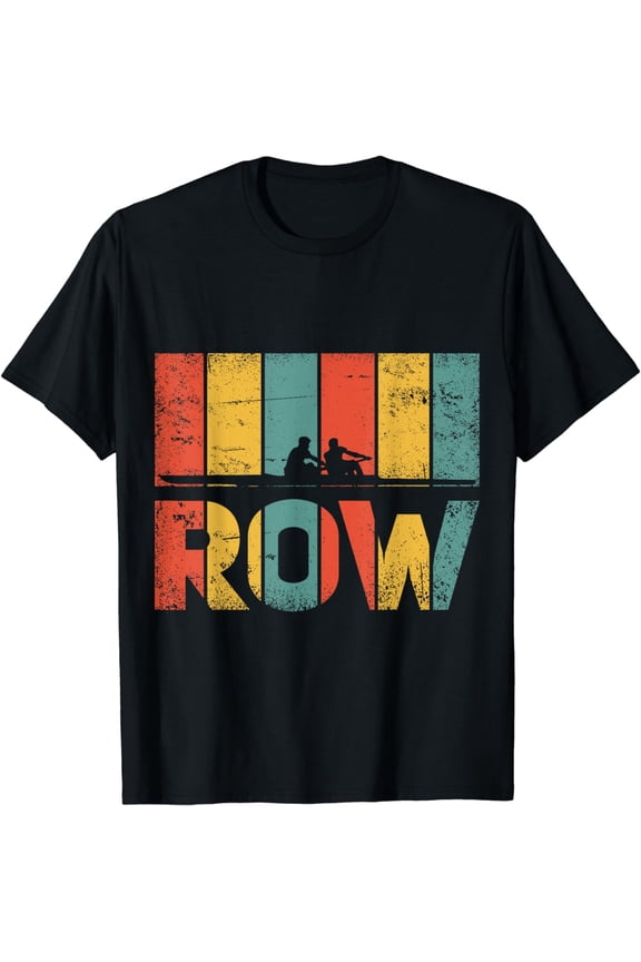 Retro Rowing Crew Boat Gift I Rower Row Team T-Shirt