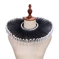 thumbnail image 1 of Retro Ruffled Collar Girls Cosplay Tie Victorian Collar Lapel Medieval Cosplay Victorian Ruffled Tie Collar, 1 of 9