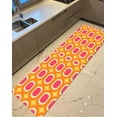 thumbnail image 1 of Retro Rugs, 70s Rug, Orange Rugs, Modern Rugs, Office Rug, Customs Rug, Pink Rug, Hallway Rug, Machine Washable Rug, Personalized Rug, 2.6'x5' - 80x150 cm, 1 of 5
