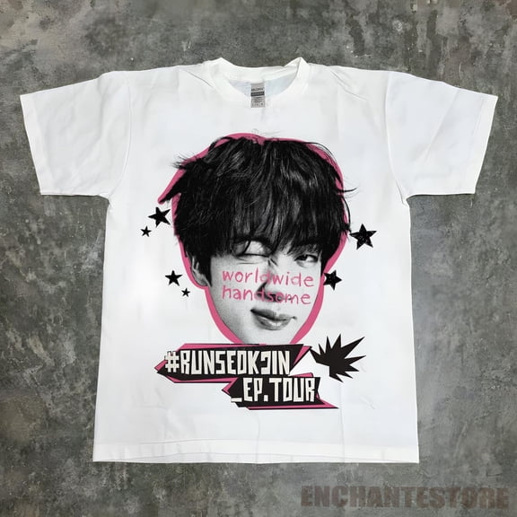 Retro Run Seokjin Ep Tour 2025 Shirt, Jin Tour 2025 Tshirt, Jin Dont Say You Love Me Shirt, Echo Jin Shirt, Jin Worldwide Handsome Shirt