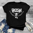 thumbnail image 1 of Retro Rush Gift Graphic Tee with Bold Classic Rock Style Unisex T-Shirt up to size 5XL, 1 of 2