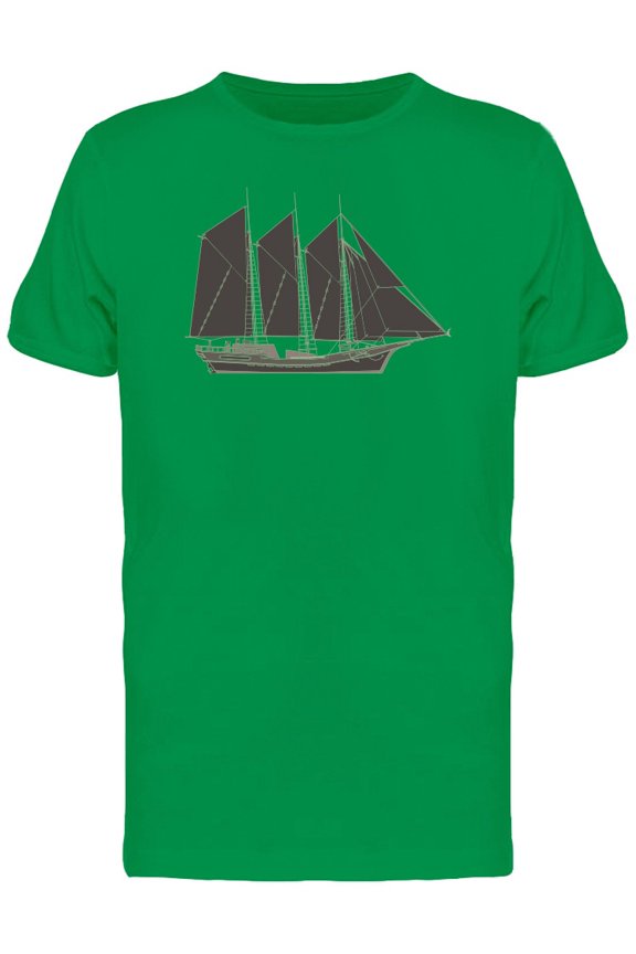 Retro Sailor Ship Tee Men's -Image by Shutterstock