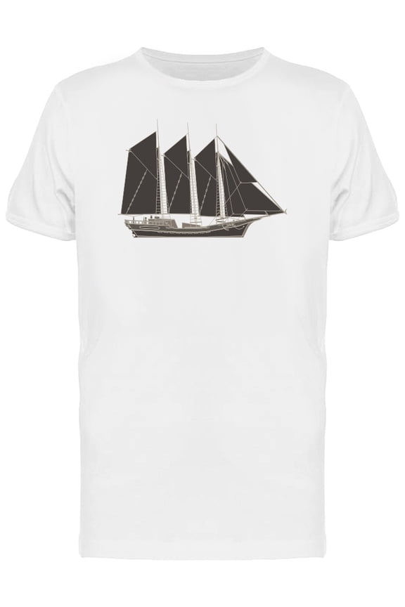 Retro Sailor Ship Tee Men's -Image by Shutterstock