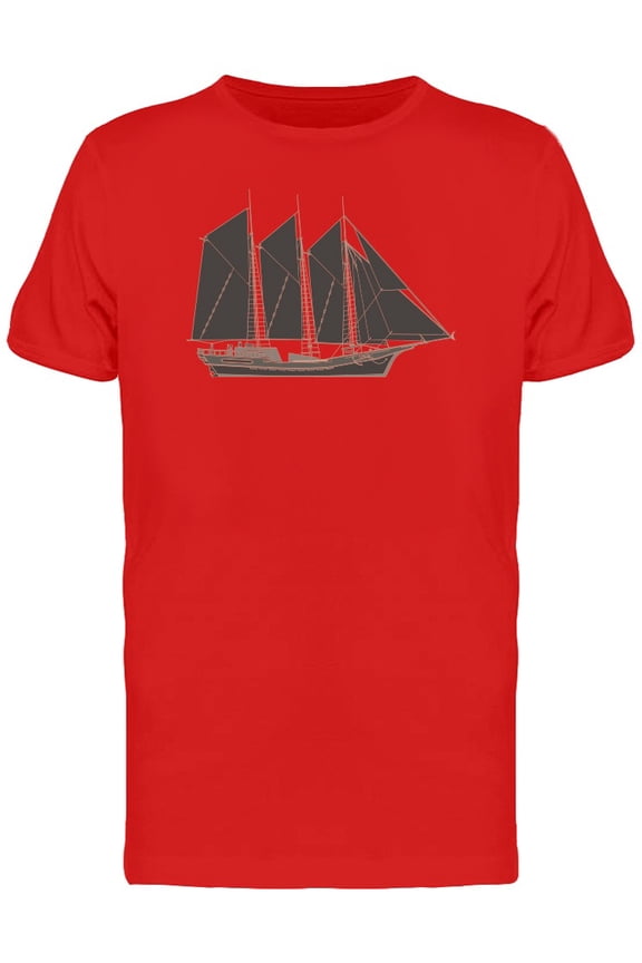 Retro Sailor Ship Tee Men's -Image by Shutterstock