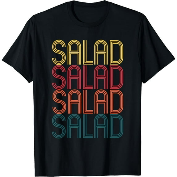 Retro Salad Healthy Food Gift for Salad Lover Vintage Salad T-Shirt
