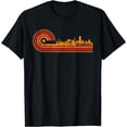 thumbnail image 1 of Retro San Francisco Cityscape - San Francisco CA Skyline T-Shirt Black Medium, 1 of 4