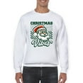 thumbnail image 1 of Retro Santa Christmas Men's Sweatshirt, 1 of 4