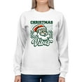 thumbnail image 1 of Retro Santa Christmas Women's Sweatshirt, 1 of 4