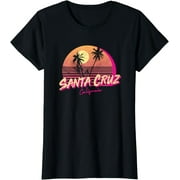Retro Santa Cruz California Beach Sunset Tshirt T-Shirt