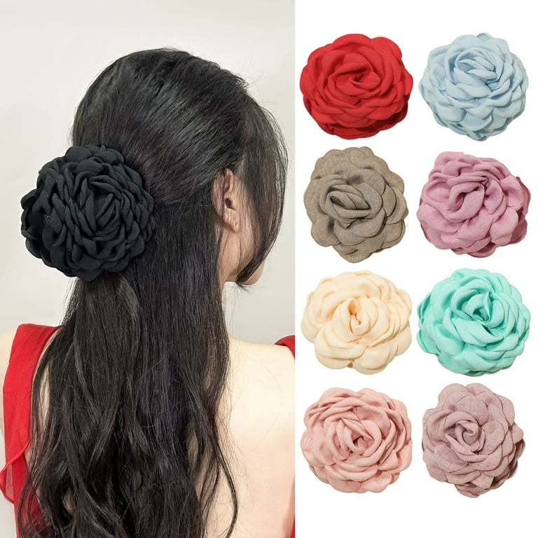 SATIN HAIR BAND THIN ROSE SATIN HAIR BAND THIN ROSE