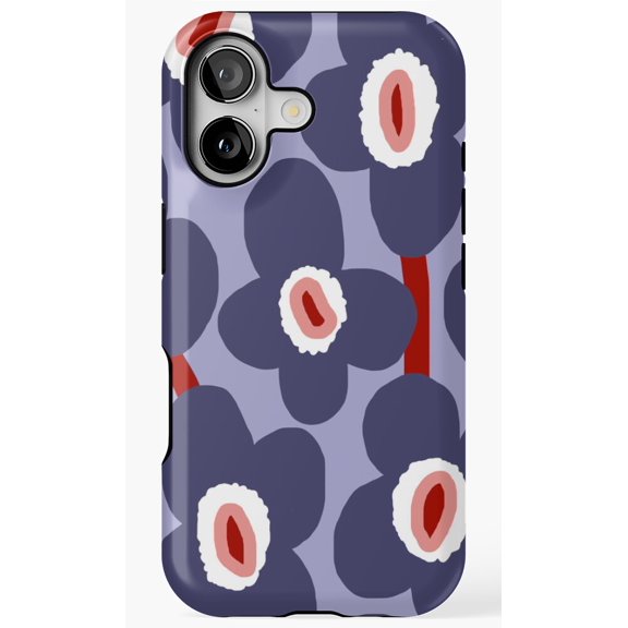 Retro Scandinavian Floral Pattern Spring Phone Case for iPhone 11 12 13 14 15 16 17 Pro Max