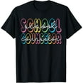 thumbnail image 1 of Retro School Counselor Counseling Teacher Appreciation T-Shirt, 1 of 4