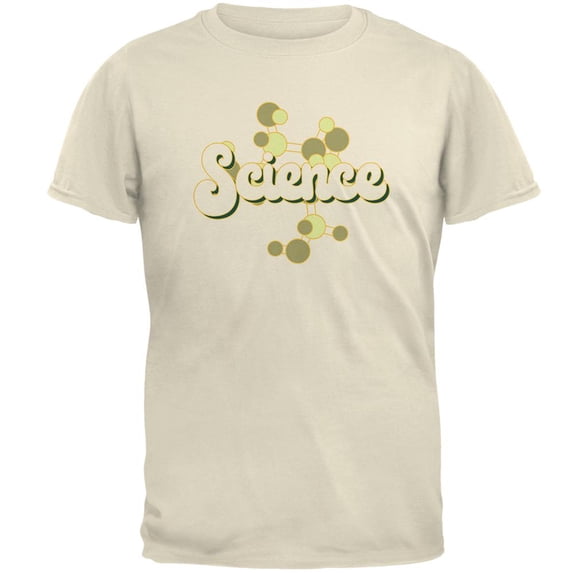 Retro Science Nerd Mens T Shirt Natural 2XL