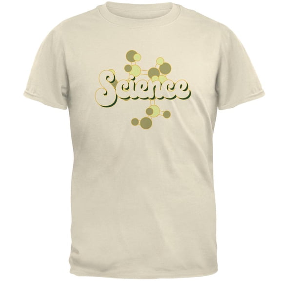 Retro Science Nerd Mens T Shirt Natural SM