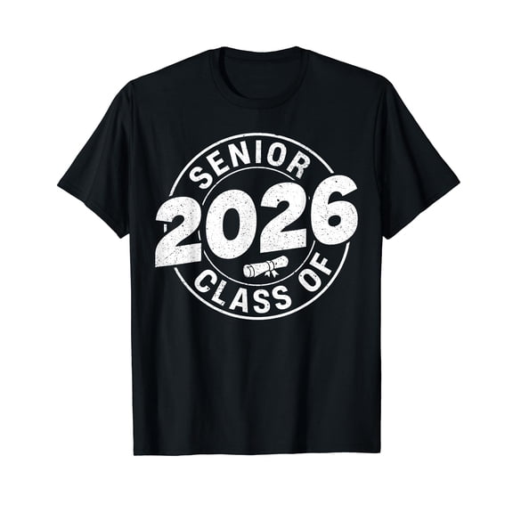 Retro Senior Class Of 2026 Boys Girls Matching Graduation T-Shirt