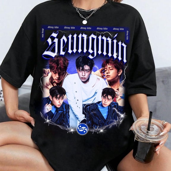 Retro Seungmin Str@y kids Kpop T-shirt, Str@y Kids KarmA Album Shirt, Stray Kids Ceremony Shirt, Stray Kids dominATE SKZOO