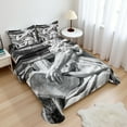 thumbnail image 1 of Ambesonne Italy Fitted & Top Sheet Set with Shams, St. Matthew, Pale Grey, 1 of 8